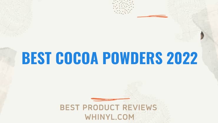 best cocoa powders 2022 5979