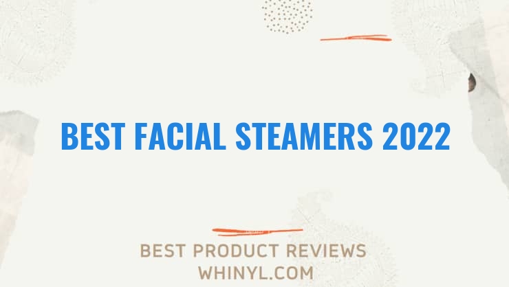 best facial steamers 2022 8337