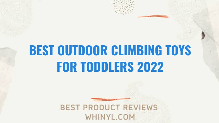 best outdoor climbing toys for toddlers 2022 11619