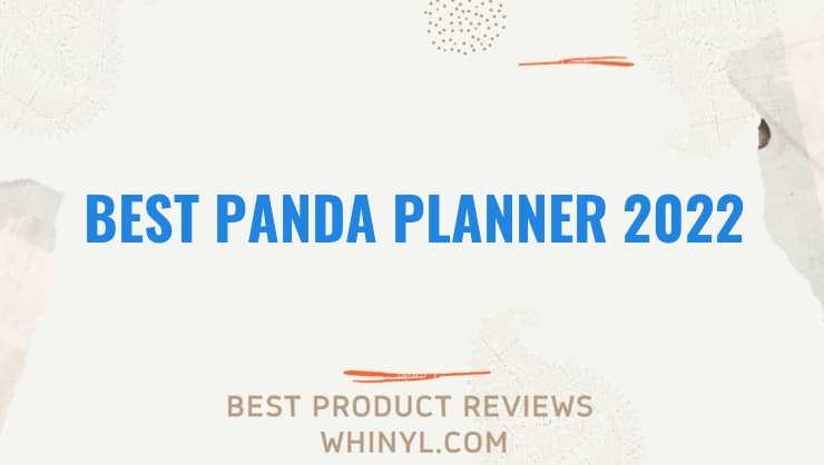 best panda planner 2022 8270