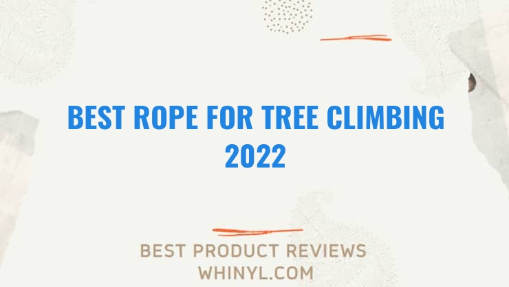 best rope for tree climbing 2022 11635